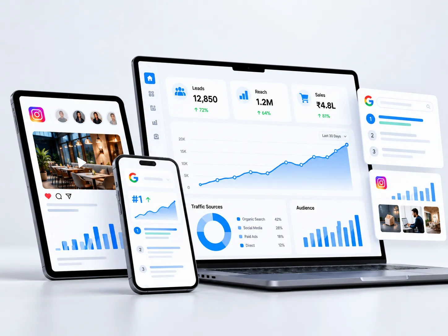 Custom Web Apps & Client Portals service visual