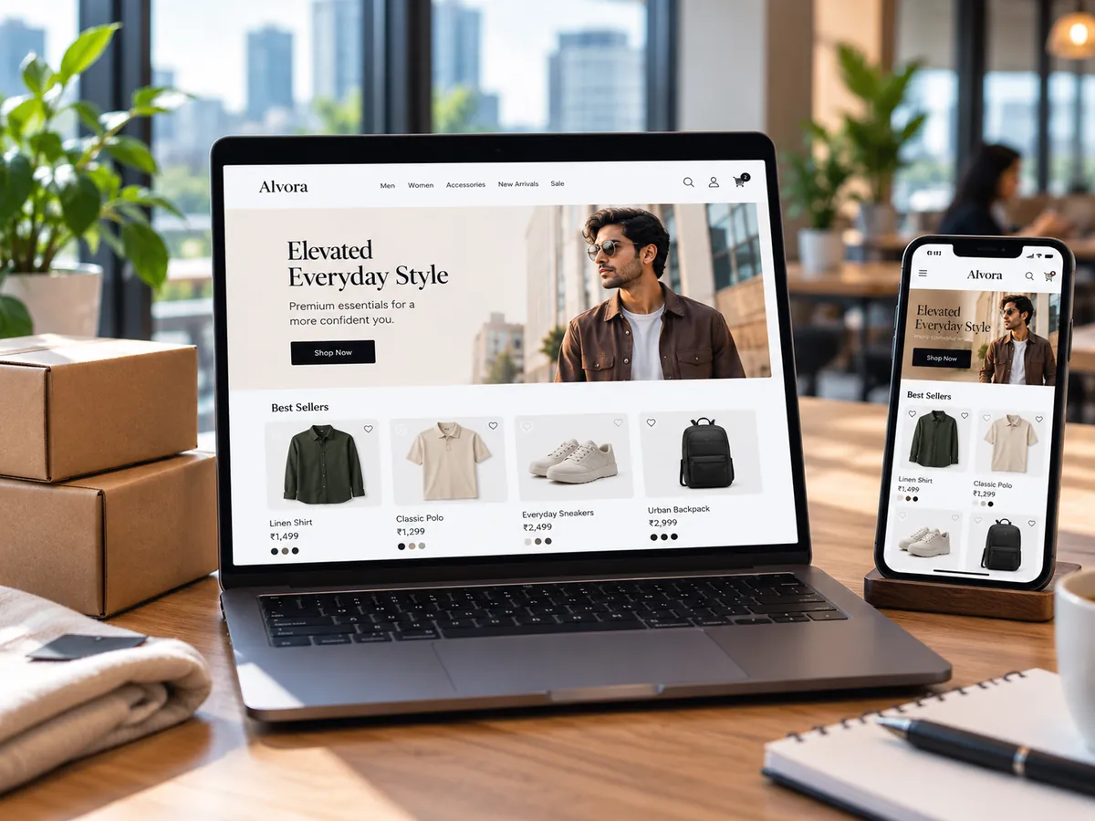 E-commerce Website Development service visual