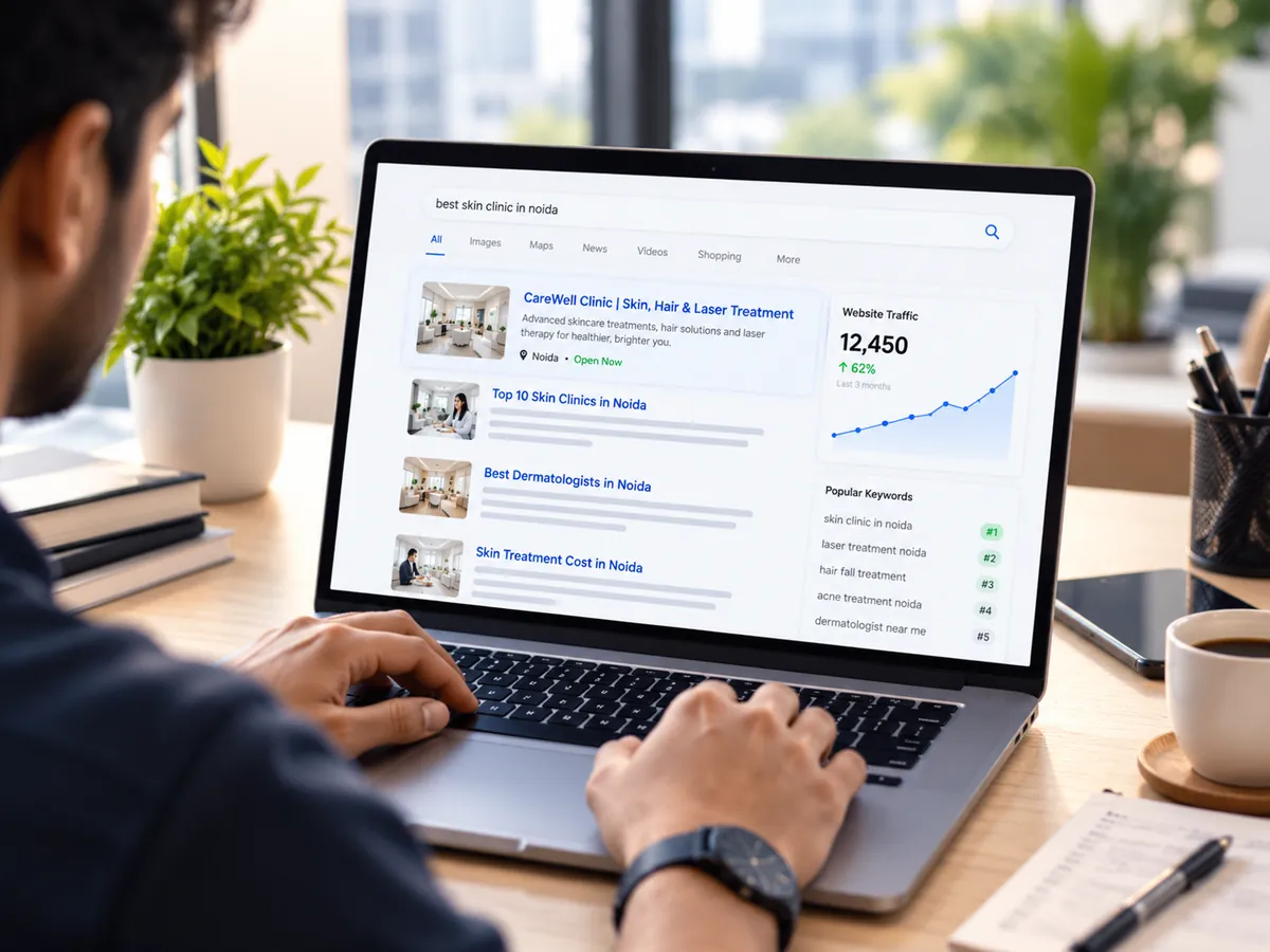SEO & Content Marketing service visual
