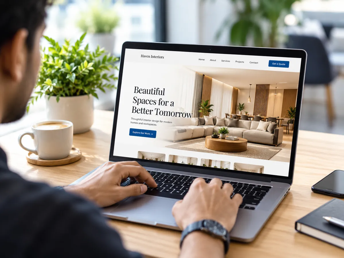 Website Design & Development service visual